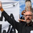 Szef KOD Mateusz Kijowski pojawił się w Krakowie na czarnym proteście w lipcu tego roku. Demonstracj