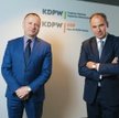 Sławomir Panasiuk oraz Michał Stępniewski, wiceprezesi Krajowego Depozytu Papierów Wartościowych.