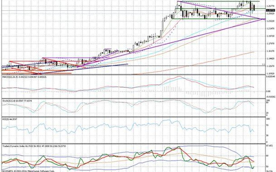 Wykres dzienny USD/CAD