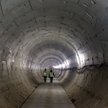 Po awarii kolektorów ścieki trafiały do Wisły. Na zdjęciu: budowa tunelu pod Wisłą, prowadzącego do 