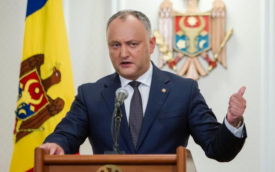 Prorosyjski prezydent Mołdawii Igor Dodon