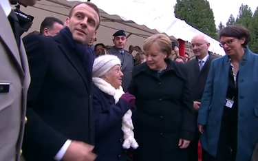 101-latka pomyliła Merkel z żoną Macrona