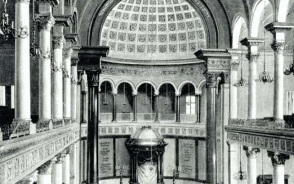 Wielka Synagoga na Tłomackiem w Warszawie wzniesiona w 1878 r. według projektu Leandra Marconiego (d