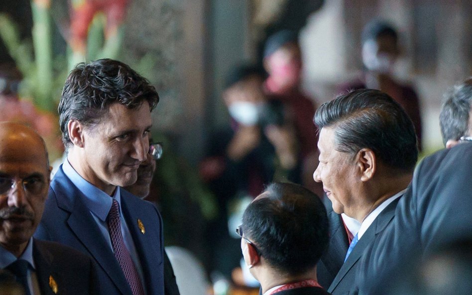 Nagrano rozmowę Xi z Trudeau. Pekin zaprzecza, by doszło do krytykowania premiera