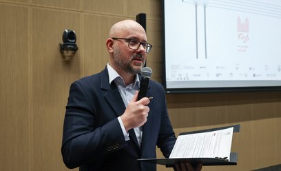 Rzecznik prasowy Muzeum Historii Polski dr Michał Przeperski