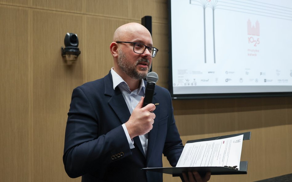 Rzecznik prasowy Muzeum Historii Polski dr Michał Przeperski