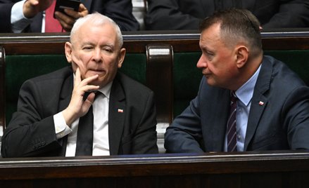 Jarosław Kaczyński i Mariusz Błaszczak