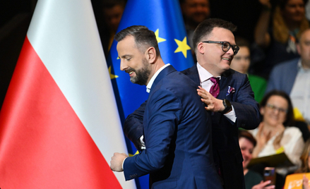 Władysław Kosiniak-Kamysz i Szymon Hołownia z wyniku wyborów do PE mogą nie być tak zadowoleni jak p