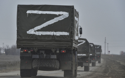 Rosyjskie ciężarówki wojskowe