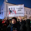 Protest zorganizowany przez Ogólnopolski Strajk Kobiet ws. prawa do aborcji, pod hasłem #DudaDzieńPo