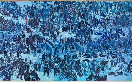 Edward Dwurnik, Bitwa pod Grunwaldem, 2010 Dzięki uprzejmości Muzeum Warmii i Mazur w Olsztynie