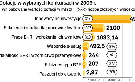 Dotacje unijne wciąż cieszą się ogromnym zainteresowaniem. W przypadku niektórych grantów, PARP plan