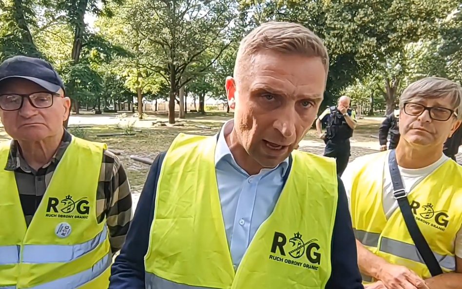 Robert Bąkiewicz w Berlinie