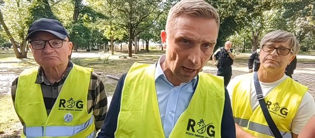 Robert Bąkiewicz w Berlinie