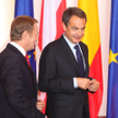 Donald Tusk i Jose Louis Rodriguez Zapatero