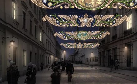 W tym roku Kraków rozbłyśnie specjalnie stworzonymi ozdobami, nawiązującymi do wawelskich arrasów. I