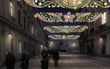 W tym roku Kraków rozbłyśnie specjalnie stworzonymi ozdobami, nawiązującymi do wawelskich arrasów. I