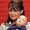 Sarah Palin z synkiem Trigiem