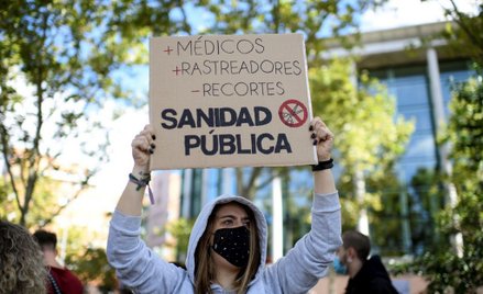 Protest lekarzy w Barcelonie. "Nie spałem od 24 godzin"