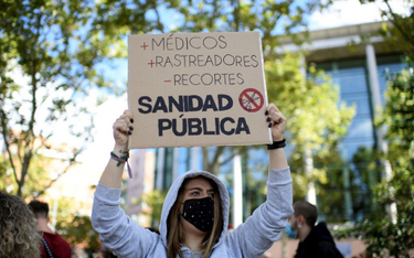Protest lekarzy w Barcelonie. "Nie spałem od 24 godzin"