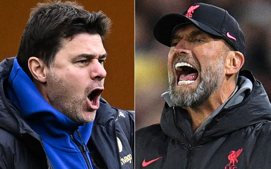 Trenerzy Chelsea i Liverpoolu - Maurcio Pochettino i Juergen Klopp