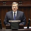 Orędzie prezydenta Komorowskiego podczas posiedzenia Sejmu