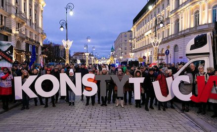 Marsz tysiąca tóg w Warszawie