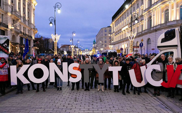 Marsz tysiąca tóg w Warszawie