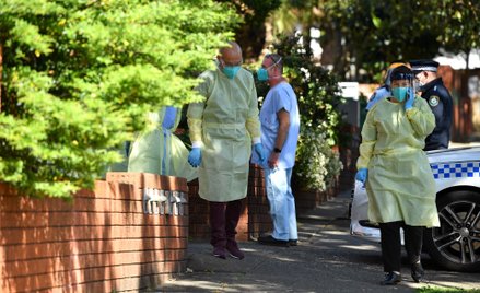 Sydney - pracownicy ochrony zdrowia