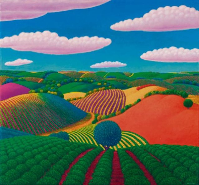 „Pejzaż” namalowany przez Jakuba Dominika.