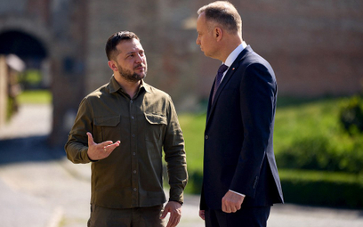 Wołodymyr Zełenski i Andrzej Duda