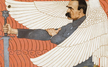 1919 r. Portret Józefa Piłsudskiego autorstwa Edwarda Okunia.