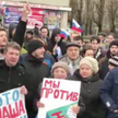Protestujący w Moskwie wzywają do bojkotu wyborów.