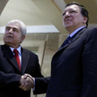 Prezydent Cypru Demetris Christofias i szef KE Jose Manuel Barroso