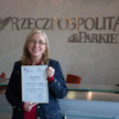 Grażyna Raszkowska z dyplomem