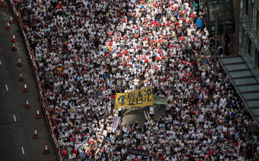 Wielki protest w Hongkongu. Chiny: Wsparcie sił z zagranicy