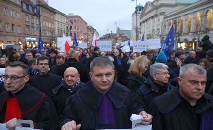 Marsz Tysiąca Tóg w Warszawie w styczniu 2020 r.