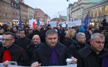 Marsz Tysiąca Tóg w Warszawie w styczniu 2020 r.