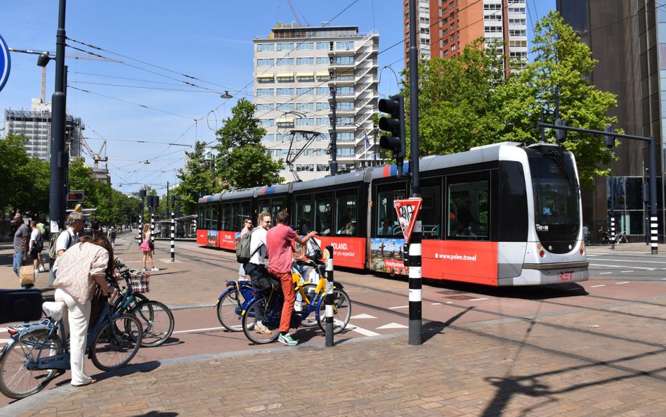 Tramwaje w Rotterdamie zachwalają atrakcje Wrocławia, Poznania i Gdańska