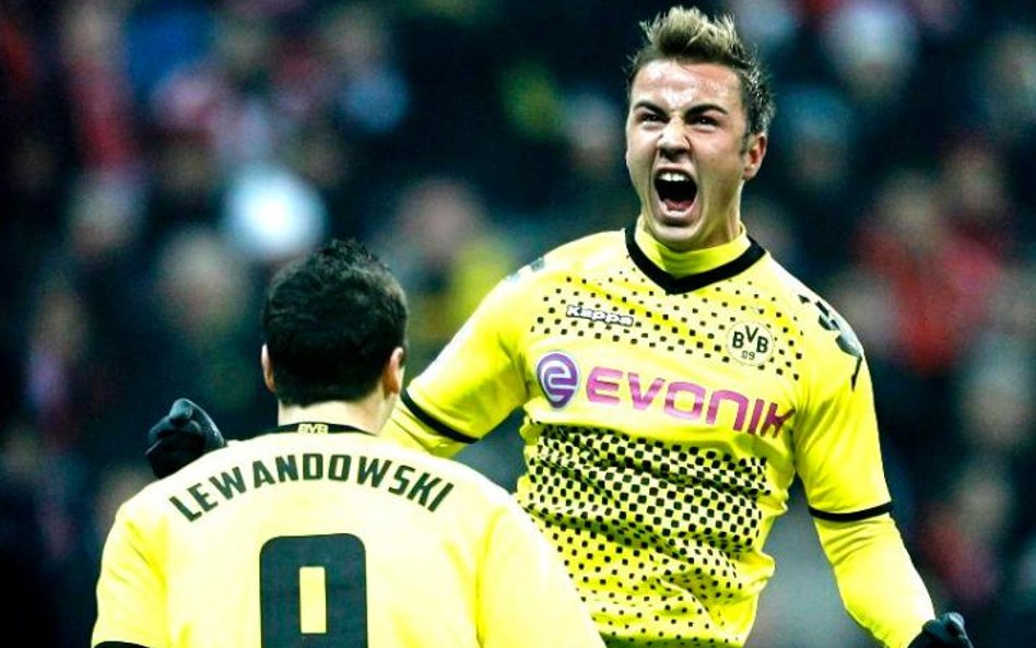 Robert Lewandowski i Mario Goetze