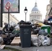 Debacie w parlamencie towarzyszą strajki, w tym służb oczyszczania Paryża