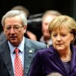 Kanclerz Niemiec Angela Merkel i premier Hiszpanii Jose Luis Zapatero na szczycie Unii Europejskiej 