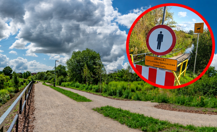 Dawne jezioro Płociduga w Olsztynie ponownie wypełniło się wodą, zalewając fragment popularnej Łynos