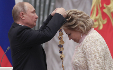 Władimir Putin i Walentina Matwijenko