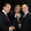 Thomas Bach, Miedwiediew i Putin w 2014 roku