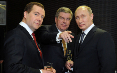Thomas Bach, Miedwiediew i Putin w 2014 roku