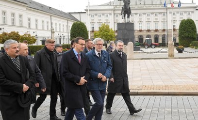 Mateusz Morawiecki formalnie nadal jest w PiS - mówi rzecznik dyscypliny partii Karol Karski (pierws