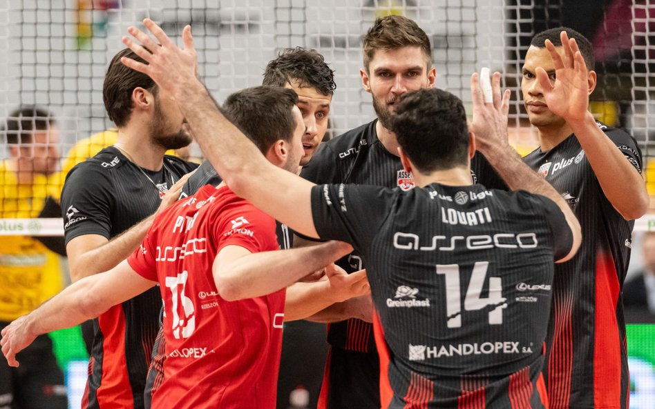 Siatkarze drużyny Asseco Resovia Rzeszów