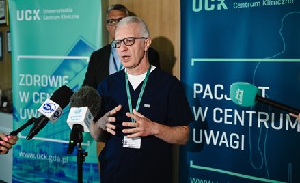 Szef programu przeszczepu płuc Kliniki Kardiochirurgii UCK w Gdańsku dr hab n.med. Jacek Wojarski