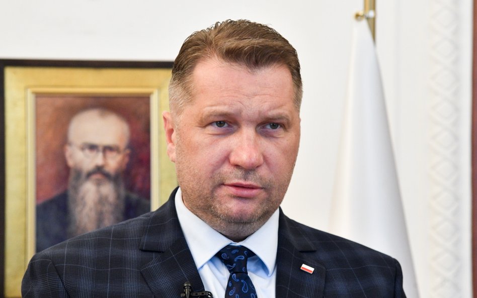 Minister edukacji i nauki Przemysław Czarnek